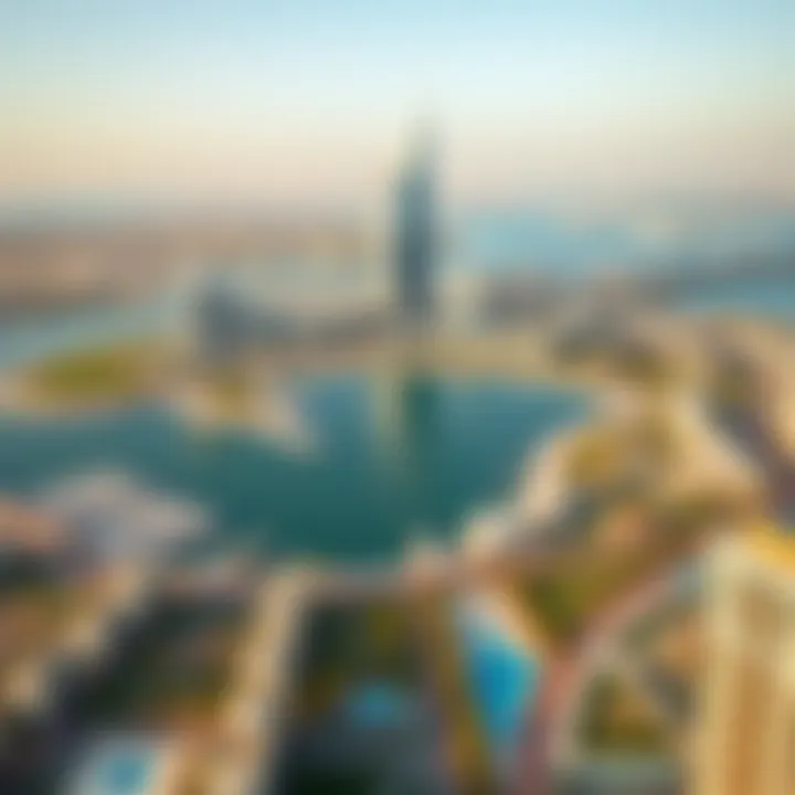 Panoramic View of Al Reem Island Panoramic view of Al Reem Island featuring Addax Tower