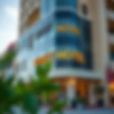 Exterior view of a popular budget hotel