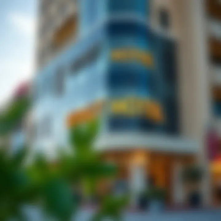 Exterior view of a popular budget hotel