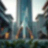 Modern architecture of Ajman One Tower