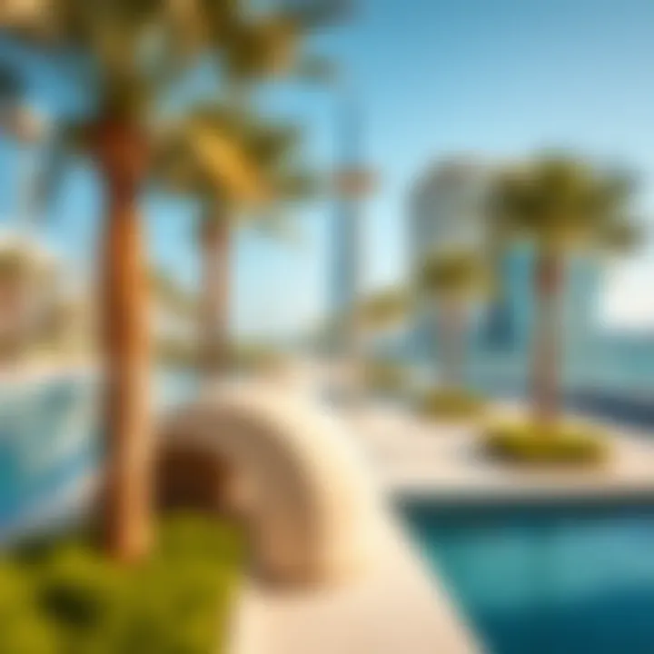 Amenities Enhancing the Ajman One Experience View of amenities surrounding Ajman One Tower