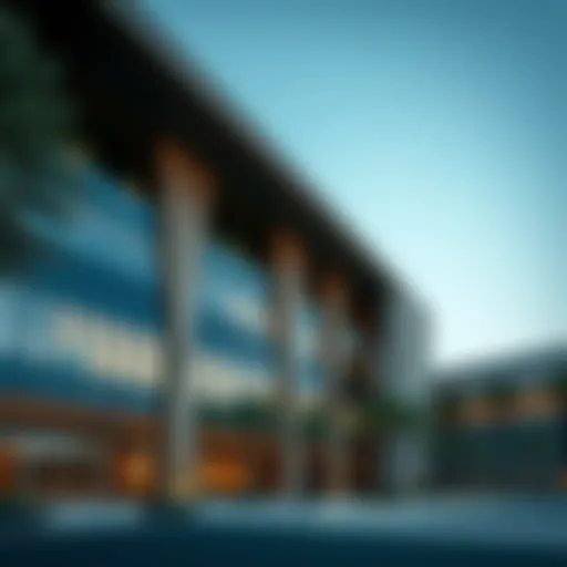 Stunning architectural design of Al Ain Plaza showcasing modern aesthetics