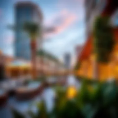 Relaxing outdoor spaces within Al Ain Plaza emphasizing lifestyle amenities