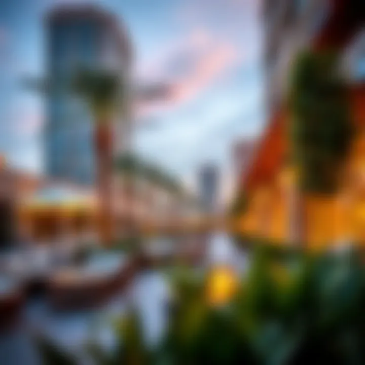 Relaxing outdoor spaces within Al Ain Plaza emphasizing lifestyle amenities