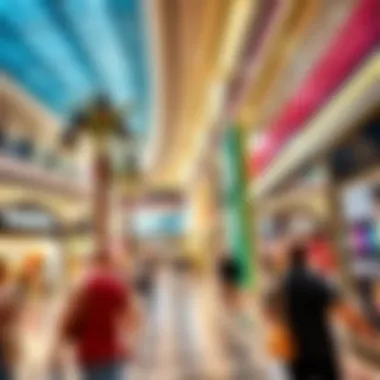 Vibrant shopping scene at Al Ain Plaza filled with diverse retail options