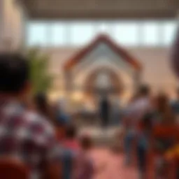 A vibrant community gathering at Al Barsha Happiness Center