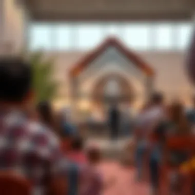 A vibrant community gathering at Al Barsha Happiness Center