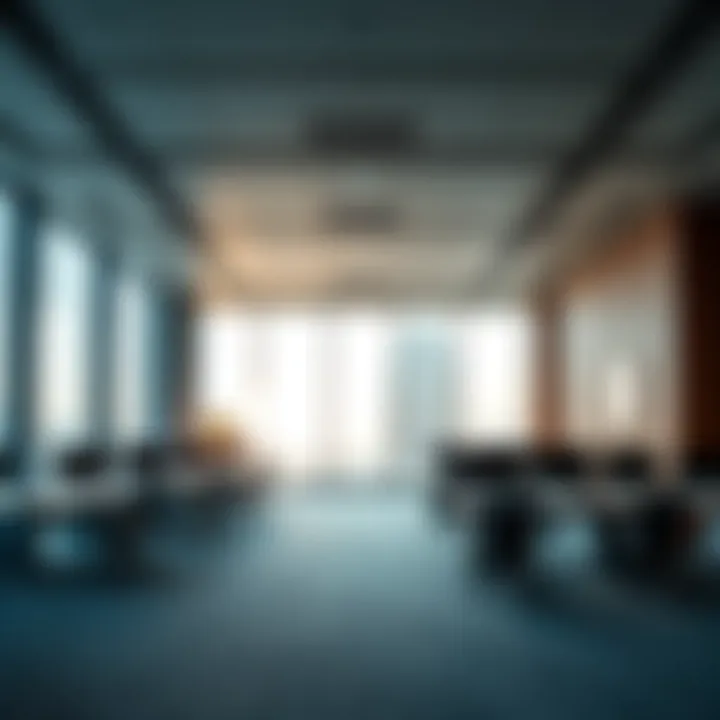 Innovative Workspace at Al Habtoor Group Interior view of Al Habtoor Group's head office emphasizing innovation