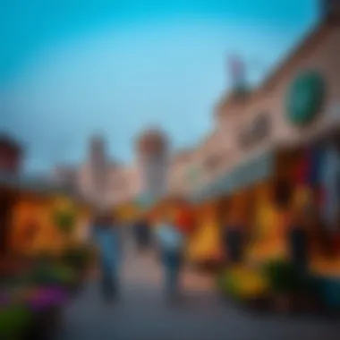 Local market showcasing Al Hamriyah culture