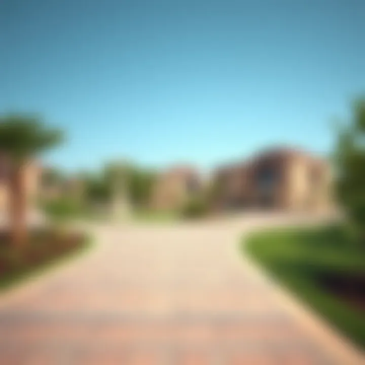 Vibrant community park in Al Hayer promoting leisure and lifestyle