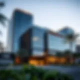 Exterior view showcasing the innovative design of the Al Jaziri Building
