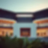 Exterior view of Al Khail Gate Community Centre showcasing its modern architecture