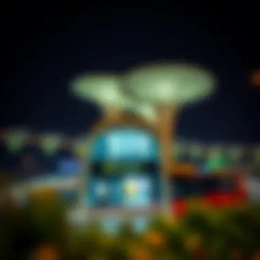 Seamless integration of the Al Qasba bus stop with surrounding transport modes