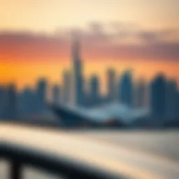 Skyline of Abu Dhabi showcasing modern architecture