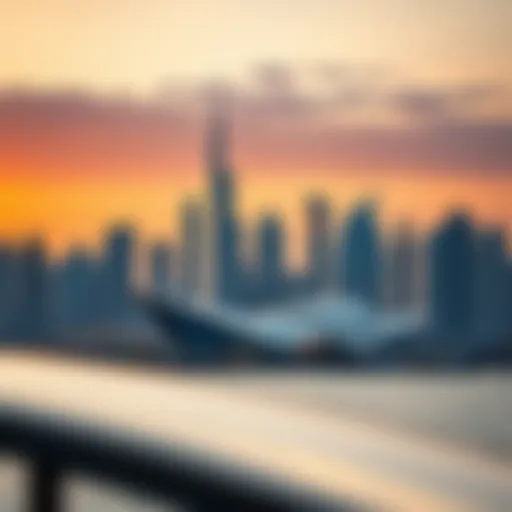 Skyline of Abu Dhabi showcasing modern architecture