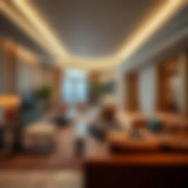 Luxurious interior of Al Seef Hotel Apartment