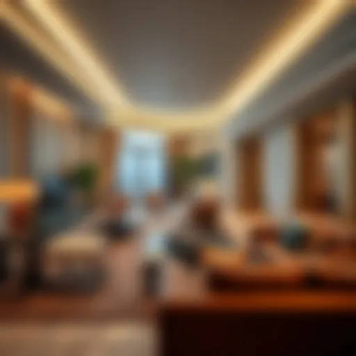 Luxurious interior of Al Seef Hotel Apartment