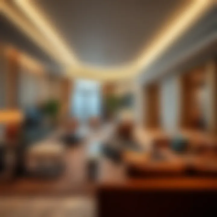 Luxurious interior of Al Seef Hotel Apartment