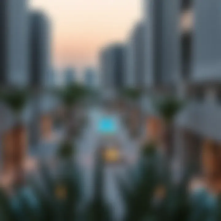 Community space within the Al Shafar Karama Project