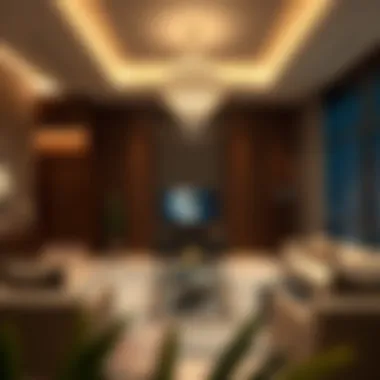 Luxurious apartment interiors in Al Waha