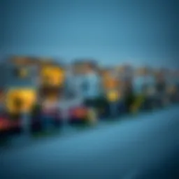 Panorama of Al Waha community showcasing modern architecture