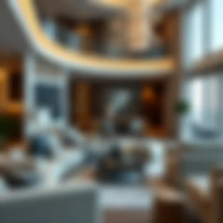 Luxury Living in Dubai Luxury apartment interiors reflecting lifestyle choices