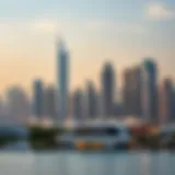 Skyline of Dubai showcasing modern real estate developments