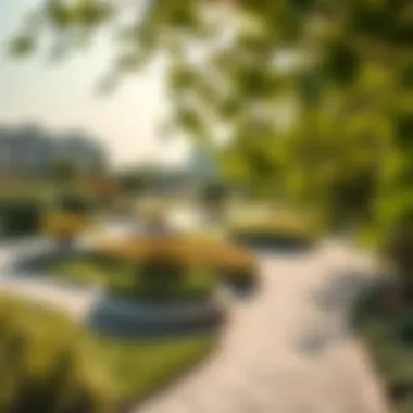 Landscape of Arada Masaar highlighting green spaces and sustainability