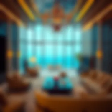 Luxurious Living Room Design Luxuriously designed living room in the Atlantis Penthouse