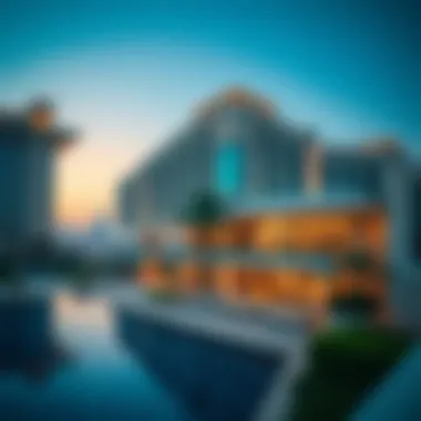 Stunning Exterior of Atlantis Penthouse Panoramic view of the Atlantis Penthouse showcasing its stunning exterior