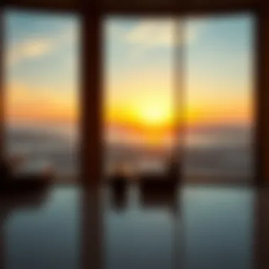 Breathtaking Sunset from the Terrace Breathtaking sunset view from the terrace of the Atlantis Penthouse