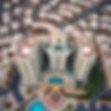 Aerial view of Azizi Park Avenue 2 showcasing its modern architecture