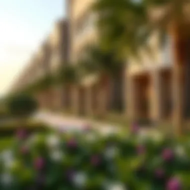 Landscape view surrounding Azizi Park Avenue 2 highlighting green spaces