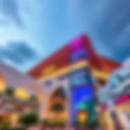 A stunning view of Batuta Mall's architectural design highlighting its unique structure