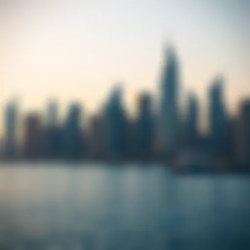 Skyline of Dubai showcasing luxury real estate developments