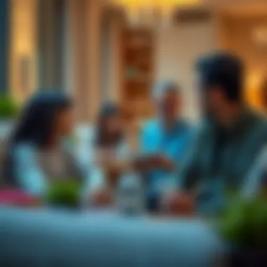 A family discussing school options in a cozy setting, reflecting on educational choices