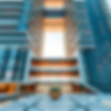 Architectural details showcasing innovative design elements