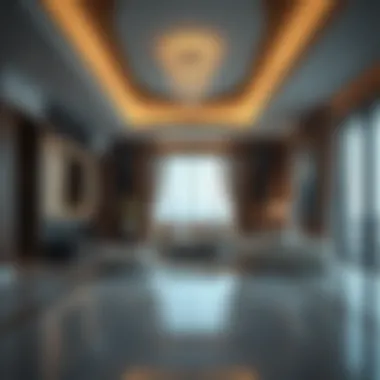 Interior design features of Binghatti Burj highlighting luxury aspects