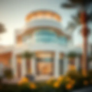 Stunning exterior view of Binghatti Rose showcasing modern architecture