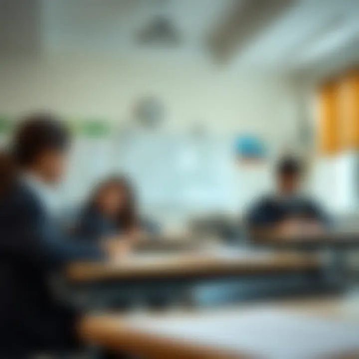 Students engaging in a British curriculum classroom