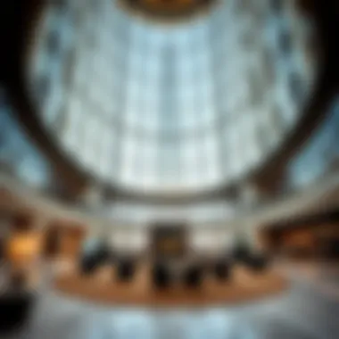 Interior Elegance of Burj Khalifa Inside Burj Khalifa showcasing luxurious design