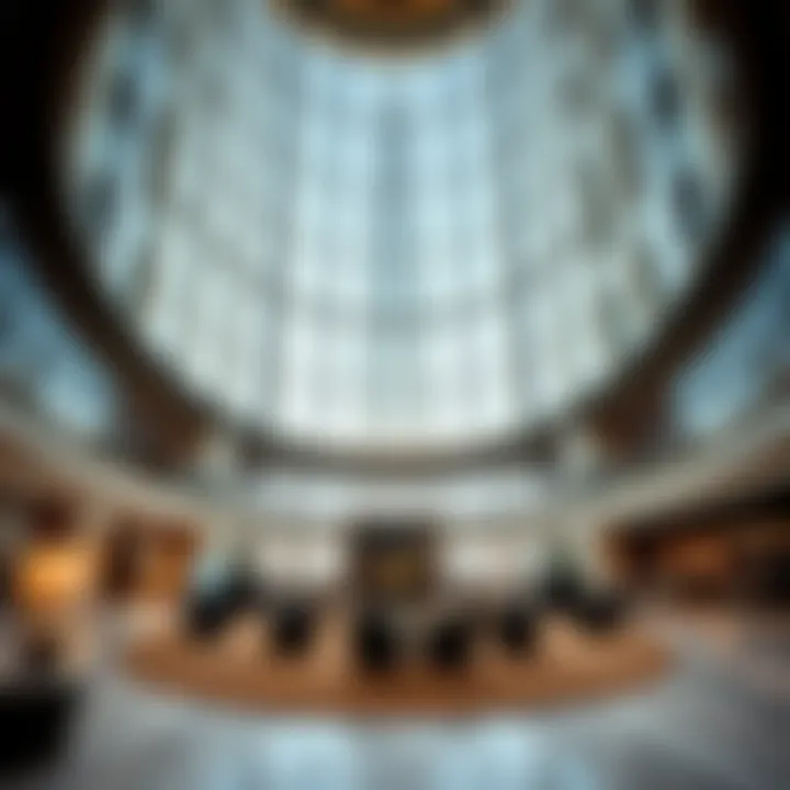 Interior Elegance of Burj Khalifa Inside Burj Khalifa showcasing luxurious design