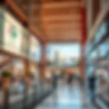 Interior view of Carrefour Mall showcasing diverse shopping areas