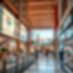 Interior view of Carrefour Mall showcasing diverse shopping areas
