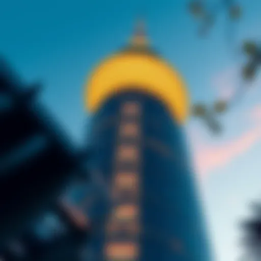 Centrium Tower Architectural Marvel Stunning architectural view of Centrium Tower