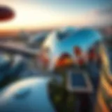 Architectural Marvel of Cityland Mall Aerial view of Cityland Mall showcasing its architectural design