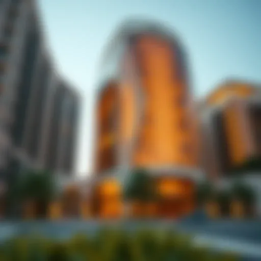 Stunning exterior view of The Prism Dubai showcasing its unique design