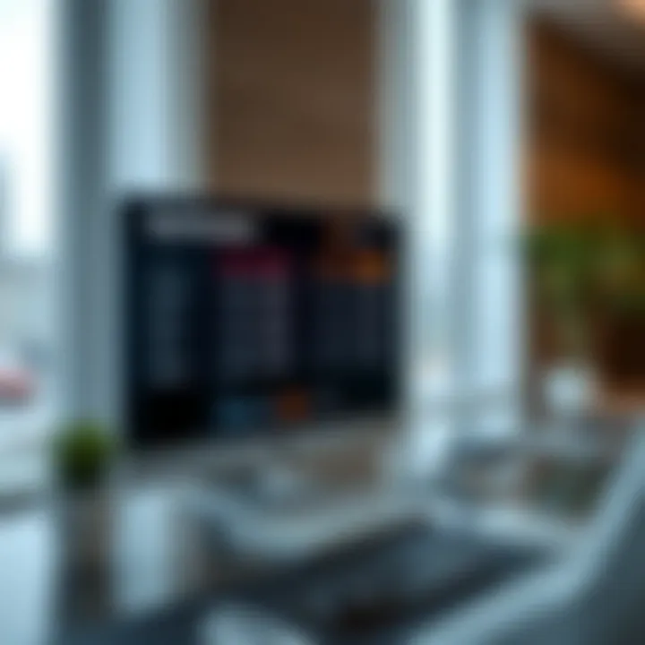 Screen displaying a rent price calculator tool