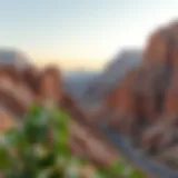 Majestic view of Jais Mountain landscape showcasing rugged terrain and unique geological formations