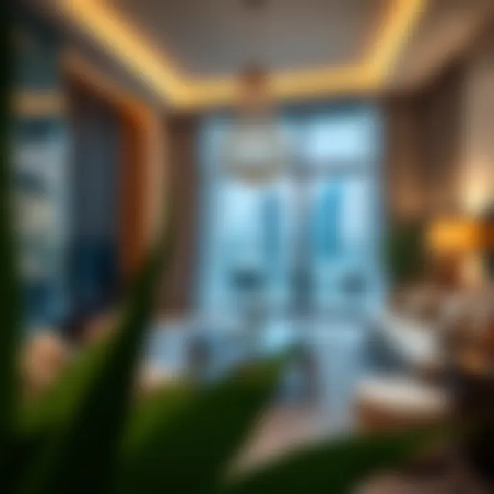 Luxury apartment interiors reflecting Dubai's opulence